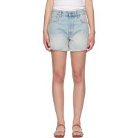ANINE BING Blue Dalton Denim Shorts 251092F088008