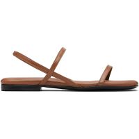 ANINE BING Brown Hilda Flat Sandals 251092F124006
