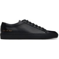 Common Projects Black Original Achilles Low Sneakers 251133M237074