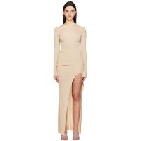 Aya Muse Beige Ciro Maxi Dress 251188F055005