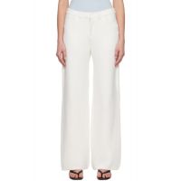 Aya Muse White Trix Trousers 251188F087017