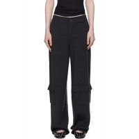 Aya Muse Gray Knit Cargo Pants 251188F087021
