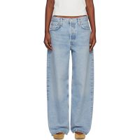 AGOLDE Blue Low Slung Baggy 30.5 Jeans 251214F069036