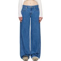 SLVRLAKE Blue Mica Jeans 251246F069005