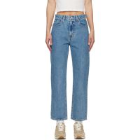 SLVRLAKE Blue London Crop Jeans 251246F069011
