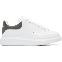 McQueen White & Gray Oversized Sneakers 251259M237026