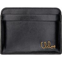 Black Chloe Iconic Card Holder 251338F037007