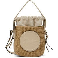Chloe Beige Small Horse Medal Basket Bag 251338F048044