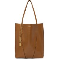 Brown Chloe Spin Tote 251338F049005