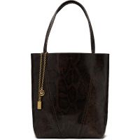 Brown Chloe Spin Tote 251338F049008