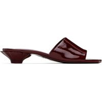 Chloe Burgundy Flower Sandals 251338F124014