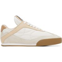Beige & White Chloe Kick Sneakers 251338F128007