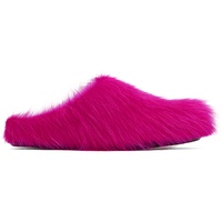 Marni Pink Fussbett Sabot Slip-on Loafers 251379F121014