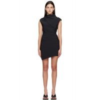Paris Georgia Black Serge Minidress 251438F052000