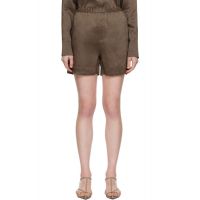 Loulou de Saison Brown Adonia Shorts 251473F088002