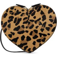 ALAIA Tan & Black Le Coeur Bag 251483F048006