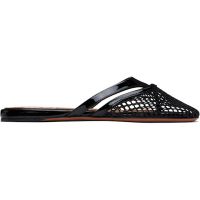 ALAIA Black Net Fi Fishnet Mules 251483F121001