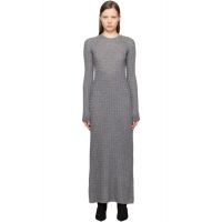 TOTEME Gray Cable Knit Maxi Dress 251771F055001