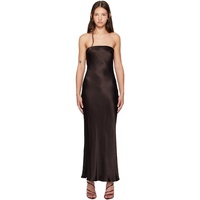 BEC + BRIDGE Brown Moon Dance Strapless Maxi Dress 251880F055013