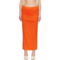 Entire Studios Orange Surge Maxi Skirt 251940F093005