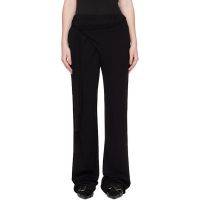Ottolinger Black Knit Sweat Lounge Pants 252016F086000