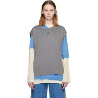 Marine Serre Multicolor Merino Jersey T-shirt Set 252020F110068