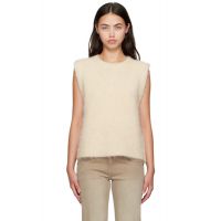 R13 Beige Deep Armhole Vest 252021F096007