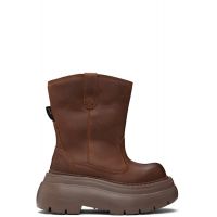 R13 SSENSE Exclusive Brown Chunky Workwear Boots 252021F114001