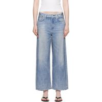 Rag & bone Blue Wide Miramar Andi Sweatpants 252055F069013