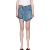 Rag & bone Blue Belinda Denim Mini Skort 252055F088007