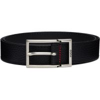 Hugo Black Leather Belt 252084M131003