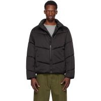 Hugo Black Water-Repellent Puffer Jacket 252084M178004