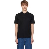 Hugo Black Slim-Fit Mercerized Cotton Polo 252084M212021