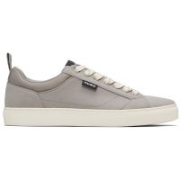 Hugo Gray Faux Suede Sneakers 252084M237013
