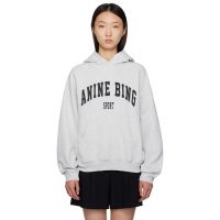 ANINE BING Gray Harvey Hoodie 252092F097000