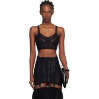 KNWLS Black Uma Bustier Bra 252148F111000