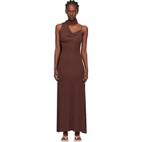 Aya Muse Burgundy Wisp Maxi Dress 252188F052015