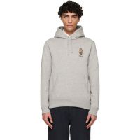 Polo Ralph Lauren Gray Bear Fleece Hoodie 252213M202012