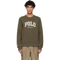 Polo Ralph Lauren Khaki Logo Fleece Sweatshirt 252213M204010