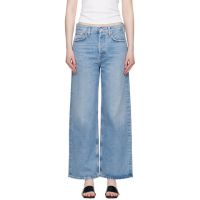 AGOLDE Blue Low Slung Baggy Jeans 252214F069012