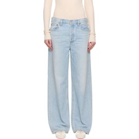 AGOLDE Blue Wide Low Slung Jeans 252214F069044