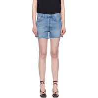 AGOLDE Blue Parker Long Denim Shorts 252214F088014
