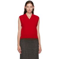 &Daughter Red Athea Vest 252255F100005
