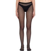WARDROBE.NYC Black Web Tights 252277F076001