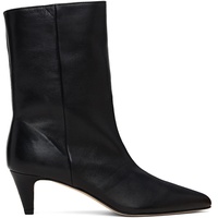 BY FAR Black Lysander Ankle Boots 252289F113007