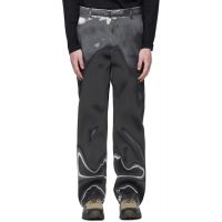 HELIOT EMIL Gray Liquid Metal Trousers 252295M191000