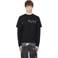HELIOT EMIL Black Fulgens Longsleeve T-shirt 252295M213011