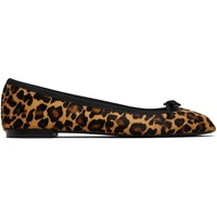 Repetto Brown & Tan Cendrillon Ballerina Flats 252296F118030