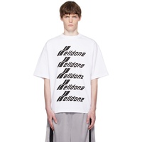 We11done White WELLDONE Front Logo T-shirt 252327M213025