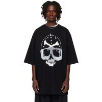 LUU DAN Black Printed Big Boy T-shirt 252331M213001
